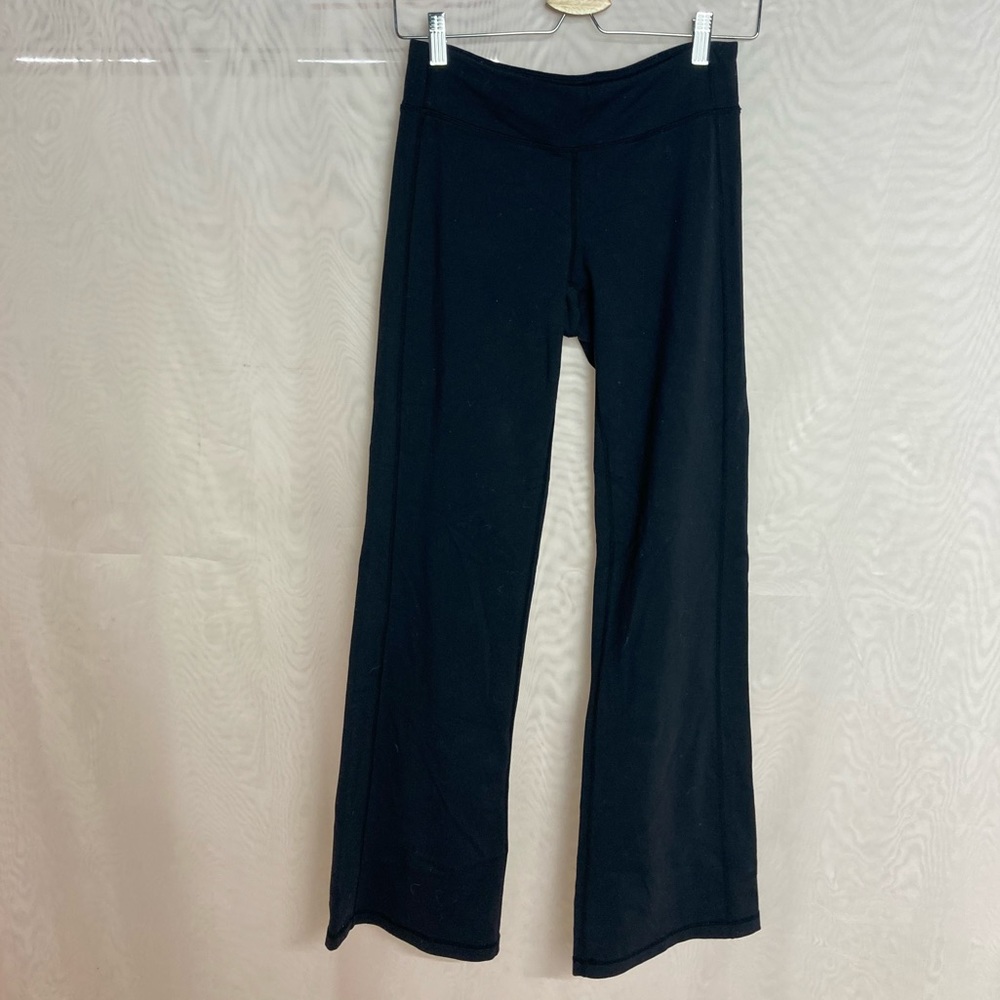 Athleta black yoga pants , flared leggings
